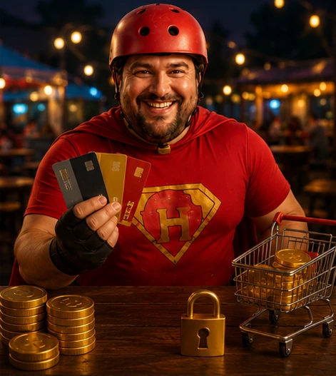 Paiements VegasHero par carte, Skrill, Neteller et virement